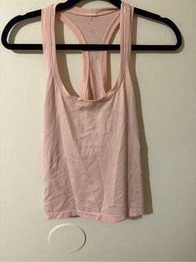 lululemon athletica Light Pink Racerback Tank Top